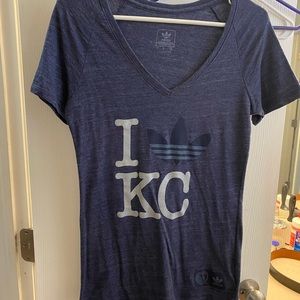 Adidas Sporting KC V-neck top
